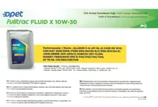 Fluido Fulltrac X 10W-30