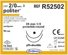 Suturas no absorbibles R52502