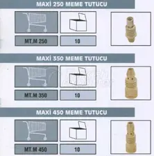 Mig Torch Yedek Parçaları Maxi 250 Meme Tutucu Maxi 350 Meme Tutucu Maxi 450 Meme Tutucu