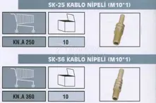 Mig Torch Yedek Parçaları Kablo Nipeli (M10-1) Kablo Nipeli (M10-1)