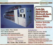 Hollow spindle Novafil Fancy Yarn twisting machines