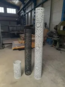 Metal Garden Column