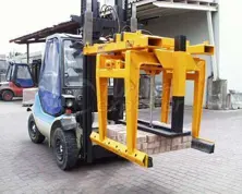 Crane and Forklift Attachments-Pipe Rotating Clamp