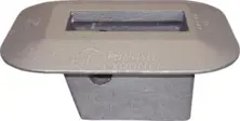 Pieza de cubierta doble de fundición de acero