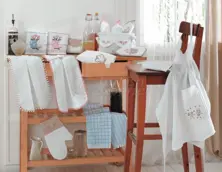 Набор для кухни (полотенце, перчатка и фартук)