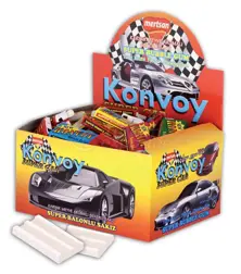 Goma de Konvoy con la imagen del coche