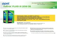 Fulltrac Fluid III 20W-30