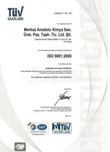 ISO 9001 Сертификат качества