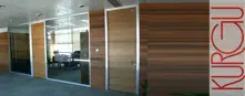 Glass partition system 