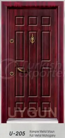 Steel Door Oak Panel U 205