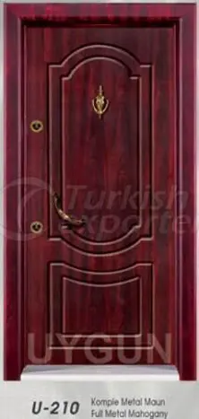 Steel Door Oak Panel U 210