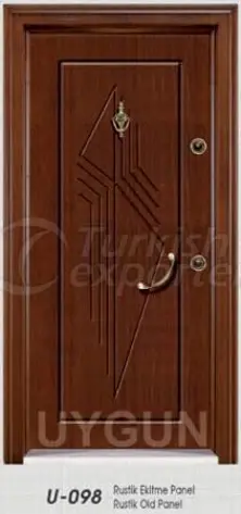 Steel Door Antiquing U 098