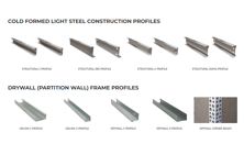 Light Steel Construction Profiles 