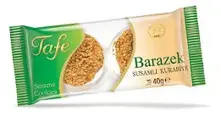 Biscoitos de gergelim Tafe Barazek com pistache 40g - código 262