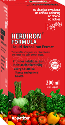 Herbiron (iron - appetizer) syrup