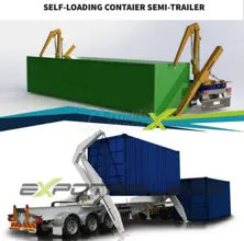 Self-Loading Container Semi-Trailer