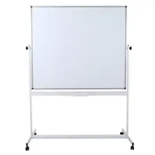 Double-Sided Mobile Whiteboard-Pivoting whiteboard