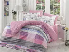 Alanza Lilac - Conjunto de roupa de cama de solteiro Poplin (98017400232)