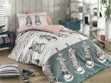ليلى جرين - طقم سرير مفرد من بوبلين (8698499117037)