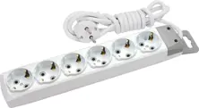 6 GANG EXTENSION SOCKET WITH 2mt CABLE
