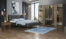Golden Modern Bedroom Set
