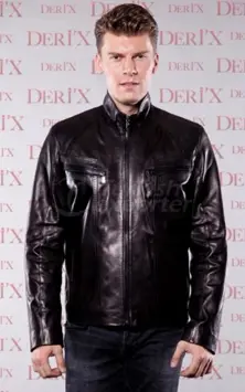 Leather Jackets 6011E Black