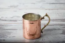 Caneca de cobre de 100%, copo de mula de Moscou