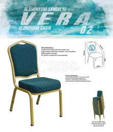Sillas de banquete de aluminio VERA02