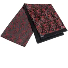 Red Paisley Men Scarf