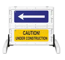 Foldable Traffic Sign Barricades  12501 FB R
