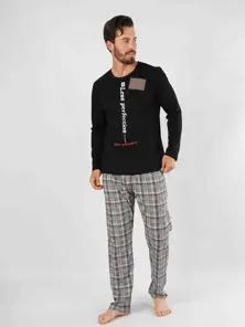 Vienetta Men's Cotton Pyjama Sets