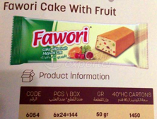 Cake with Fruit Fawori