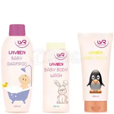 Baby Care Set - Shampoo, Sabonete e Leite Corporal