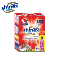 Shinex Automat Detergente en polvo 4 Kg de suavizante