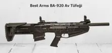 أفضل الأسلحة BA-920 بندقية صيد