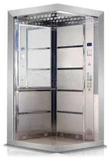 Stainless Mirror Elevator Cabinet