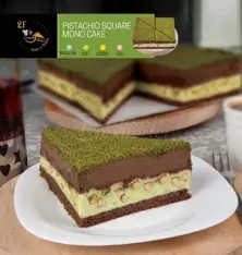 Pistachio Square Mono Cake