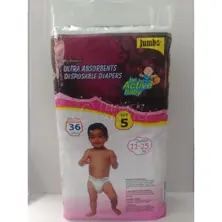 Baby Diapers Junior 36 pcs