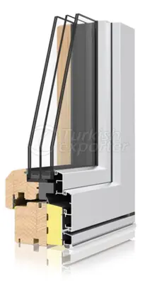 نوافذ وألواح خشبية من الألومنيوم - Termoscudo