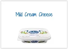 Spreadable Cheeses - Mild Cream Cheese