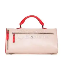 Bermuda Womens Leather Handbag Red - Pink