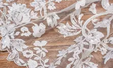 Embroidered Tulle Fabric