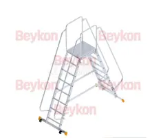 Industrial Dual Ladders with Wheels