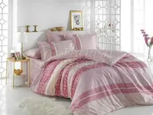 Emma Pink - Conjunto de roupa de cama de solteiro Poplin (8698499130487)