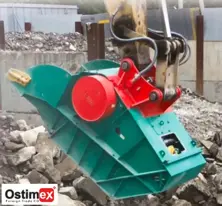 Excavator Mounted Bucket Crusher