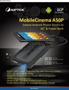 Aiptek A50P Mobile Projection