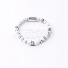 White Color Natural Stone Bracelet bfc2