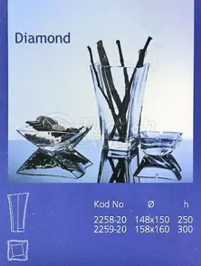 glass vase Diamond