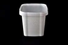 1500 ml Plastic Square Bucket