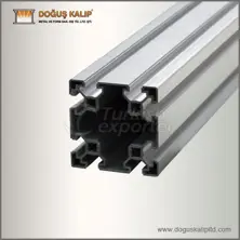 Perfil industrial de alumínio 80x80